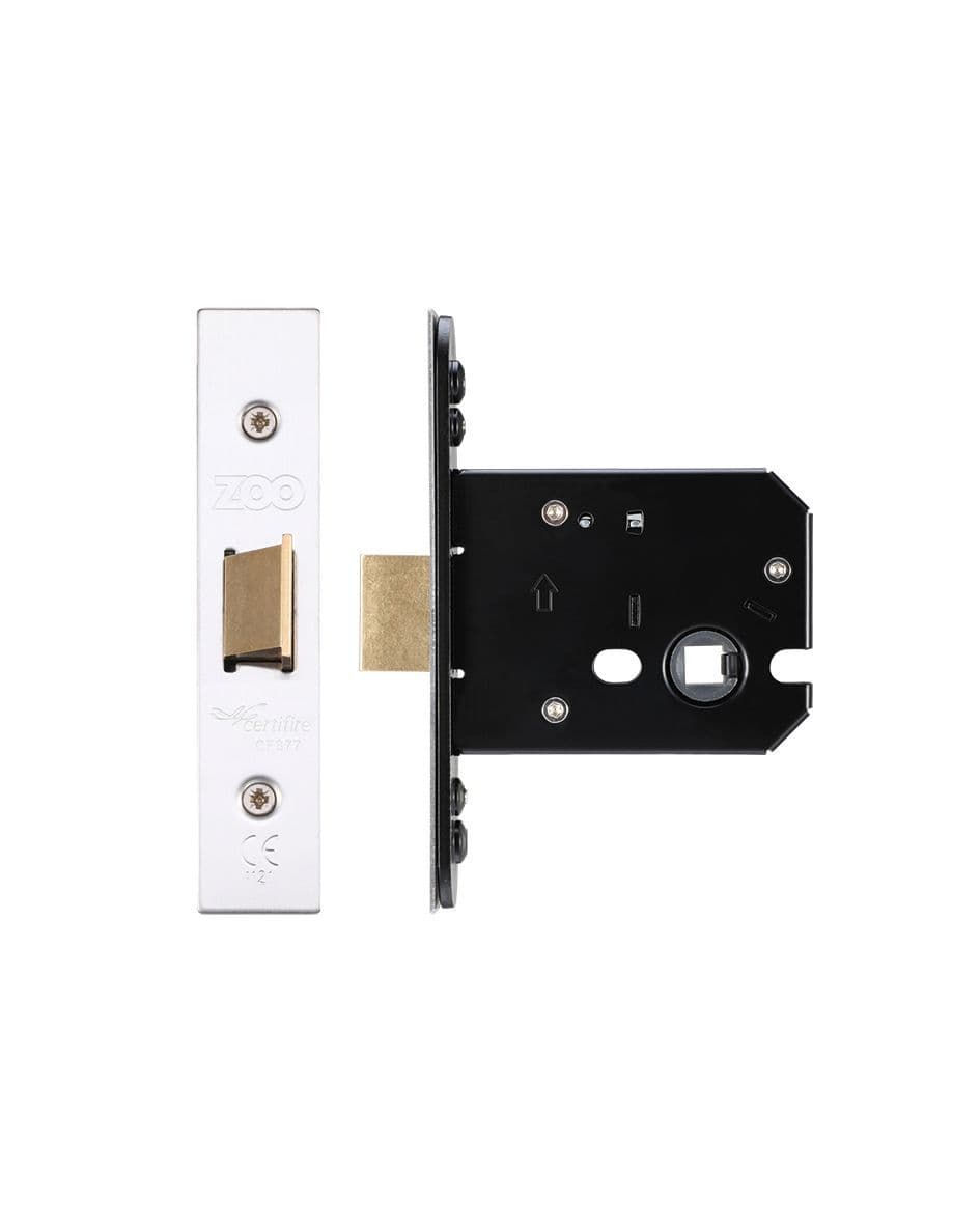 ZUKF76 76mm 3& Heavy Duty Flat Latch — Neasden Hardware